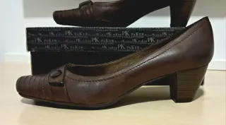Zapatos de tacón PAKER piel marrón talla 40