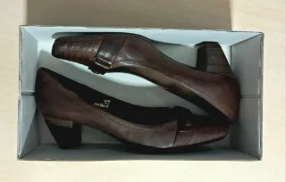 Zapatos de tacón PAKER piel marrón talla 40