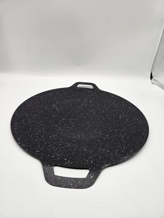 Nuevo:Plancha redonda de hierro para barbacoa