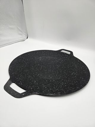 Nuevo:Plancha redonda de hierro para barbacoa