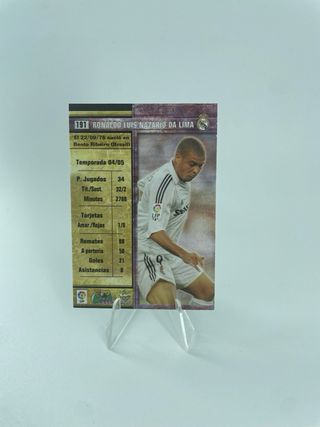 Ronaldo Real Madrid Mundicromo Top 2006 Brillo 191