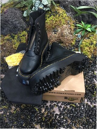 Botas Dr. Martens Talla 37 Cremallera Negra