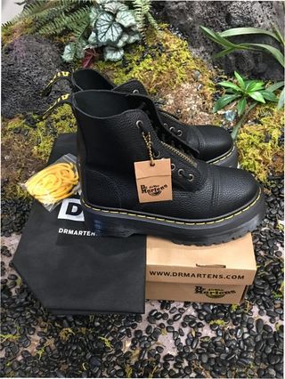 Botas Dr. Martens Talla 37 Cremallera Negra