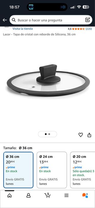 Tapa Universal Cocina 36 cm