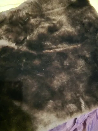 Abrigo piel 100% natural muy suave