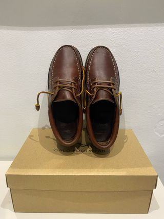 Zapatos náuticos nuevos de 100% piel