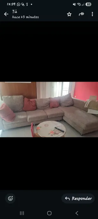 Sofá modular chaise longue