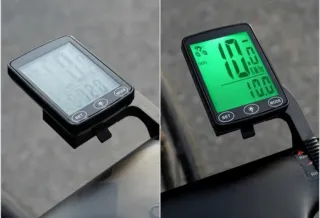 Cuentakilómetros Bicicleta Pantalla Verde