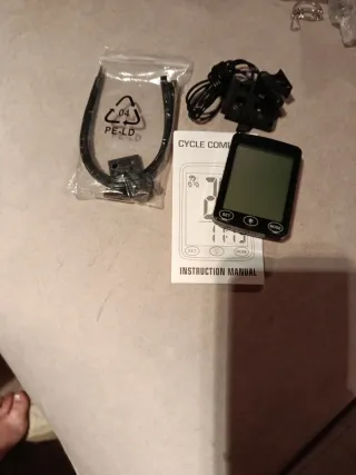 Cuentakilómetros Bicicleta Pantalla Verde