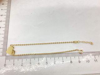 pulsera oro 18k con piedra