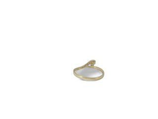 anillo oro 18k con piedra con circonita