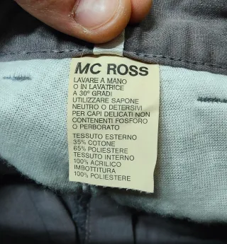 MC ROSS pantalone impermeabile trekking montagna L