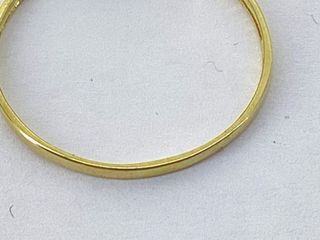 anillo oro 18k con piedra con circonita