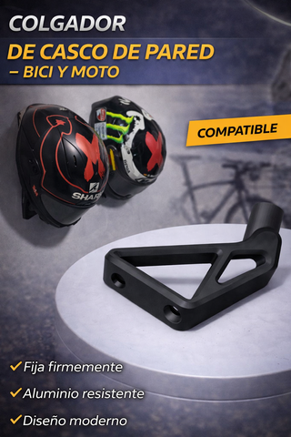 Colgador Casco Bici/Moto Pared