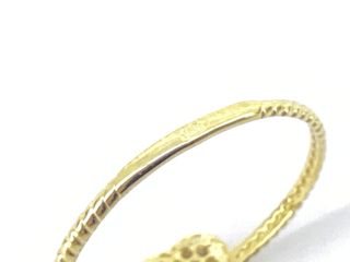 anillo oro 18k con piedra con circonita