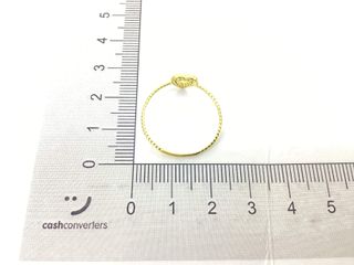 anillo oro 18k con piedra con circonita