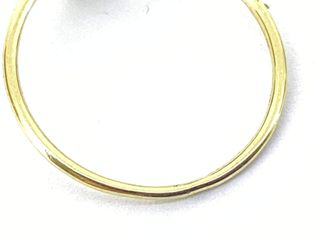 anillo oro 18k con circonita