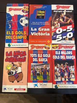 Lote 6 VHS FC Barcelona - Dream Team