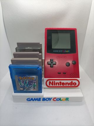 Soporte Expositor Game Boy Color + Juegos