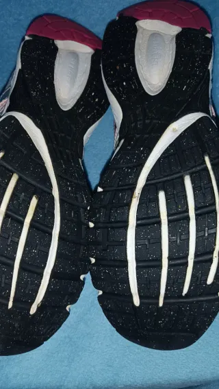 Zapatillas 39 Adidas Gris y Rosa