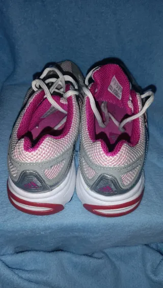 Zapatillas 39 Adidas Gris y Rosa