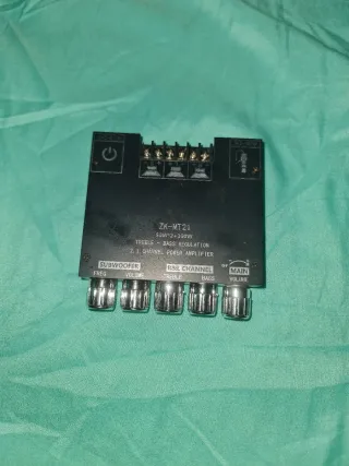 Placa Amplificador Audio ZK-MT21 2.1