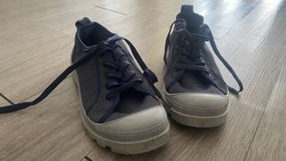 Zapatillas lona azul y gris, en perfecto estado