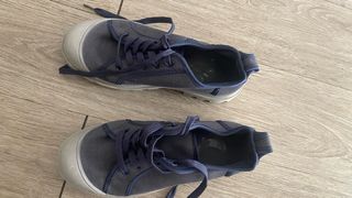 Zapatillas lona azul y gris, en perfecto estado