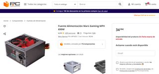 Ordenador GAMING: i5-4670K+GTX 1060 6GB GDDR5