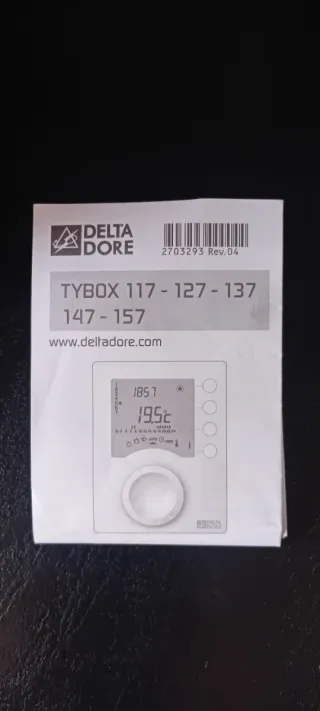 Termostato Delta Dore Tybox programable