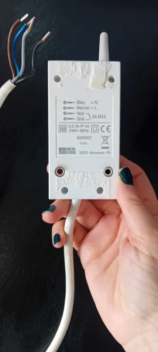 Termostato Delta Dore Tybox programable