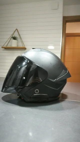 Casco de moto LS2 negro