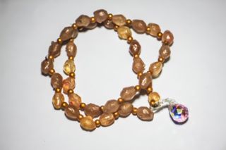 Pulsera de cristal austriaco con colgante