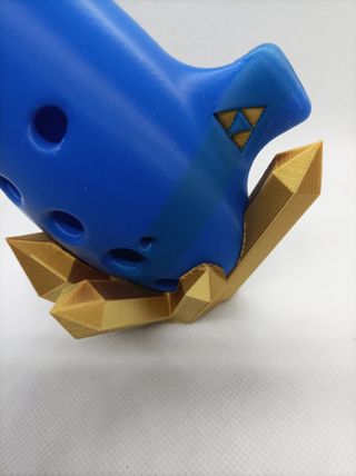 Ocarina inspirada en Zelda Ocarina Of Time Azul