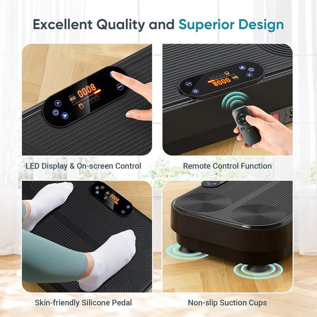 Plataforma Vibración 99 Niveles + Accesorios