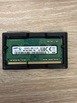 Memoria RAM Samsung 4GB DDR3 1600MHz SODIMM