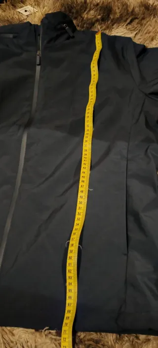 Chaqueta Cortavientos Negra Talla XL