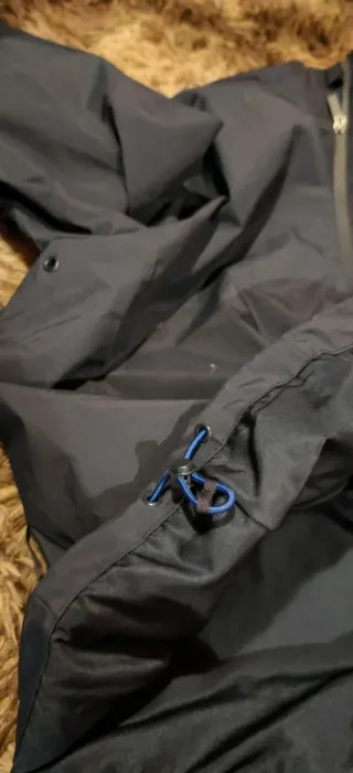 Chaqueta Cortavientos Negra Talla XL