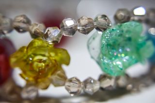 Pulsera flores cristal austriaco