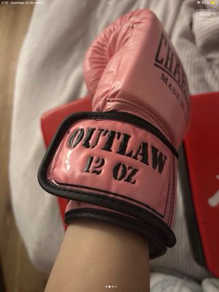 Guantes de boxeo Charlie rosa