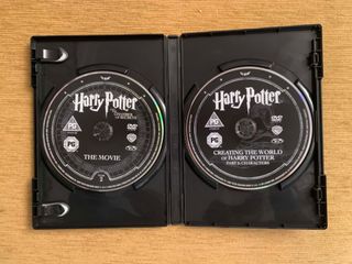 DVD de Harry Potter firmado por Bonnie Wright