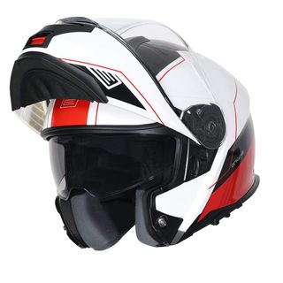 casco abatible origine casco origine (ece2206) logic linear fluo red red white gloss