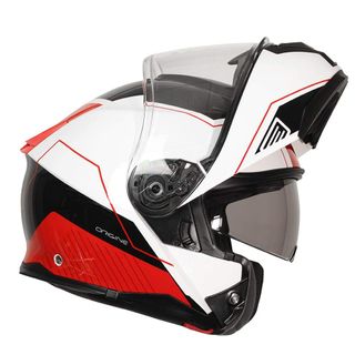 casco abatible origine casco origine (ece2206) logic linear fluo red red white gloss