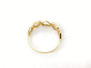 anillo oro 18k con piedra con circonita t. 20 (19,1 mm)