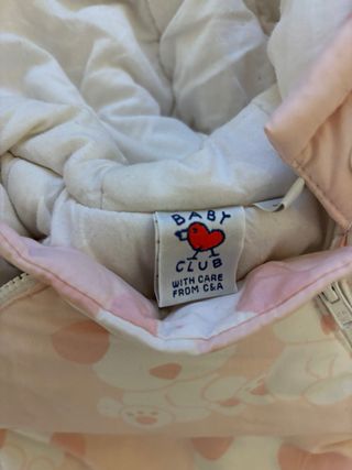 Buzo/Mono Invierno Bebé Rosa Ositos