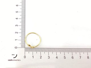 anillo oro 18k con circonita