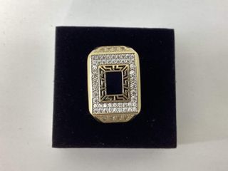 sello oro 18k con circonita t. 29 (21,97 mm)