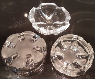 Cenicero Cristal Murano Tallado Nuevo