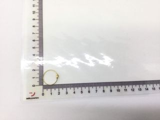 anillo oro 18k con piedra con circonita