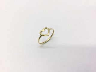 anillo oro 18k con piedra con circonita